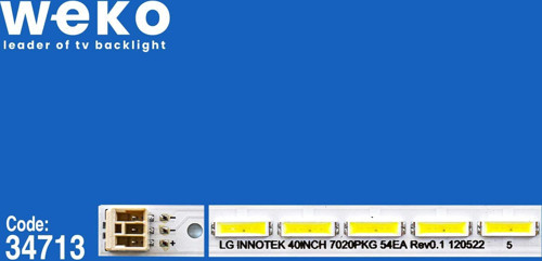 WKSET-6031 34713X1 40INCH 7020PKG 54EA REV0.1 120522 1 ADET LED BAR