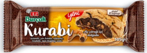 Burçak Ay Çöreği Içi Dolgulu Kurabiye 105 G ( 10 Adet )