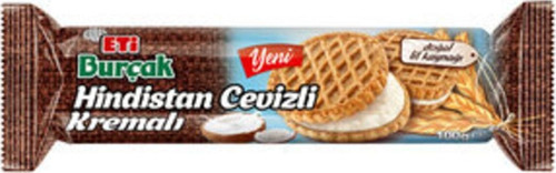 Burçak Hindistan Cevizli Kremalı Bisküvi 100 G ( 10 Adet )