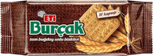 Burçak Tam Buğday Unlu Bisküvi 131 G ( 10 Adet )