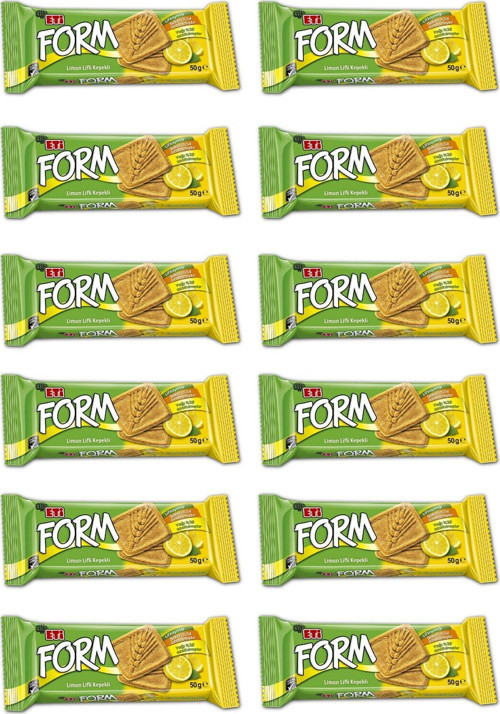 Form Limon Lifli Kepekli Bisküvi 50 G X 12 Adet