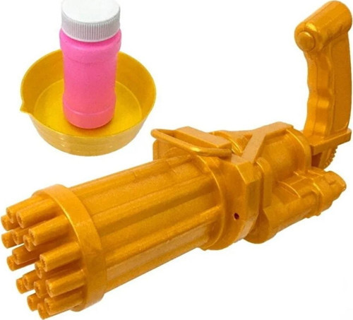 Pilli Köpük Tabancası Bubble Machine-siyah eğlenceli 1 ADET