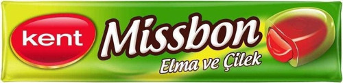 Findit Missbon Elma Ve Çilek Aromalı Şeker 43gr X 24 Adet