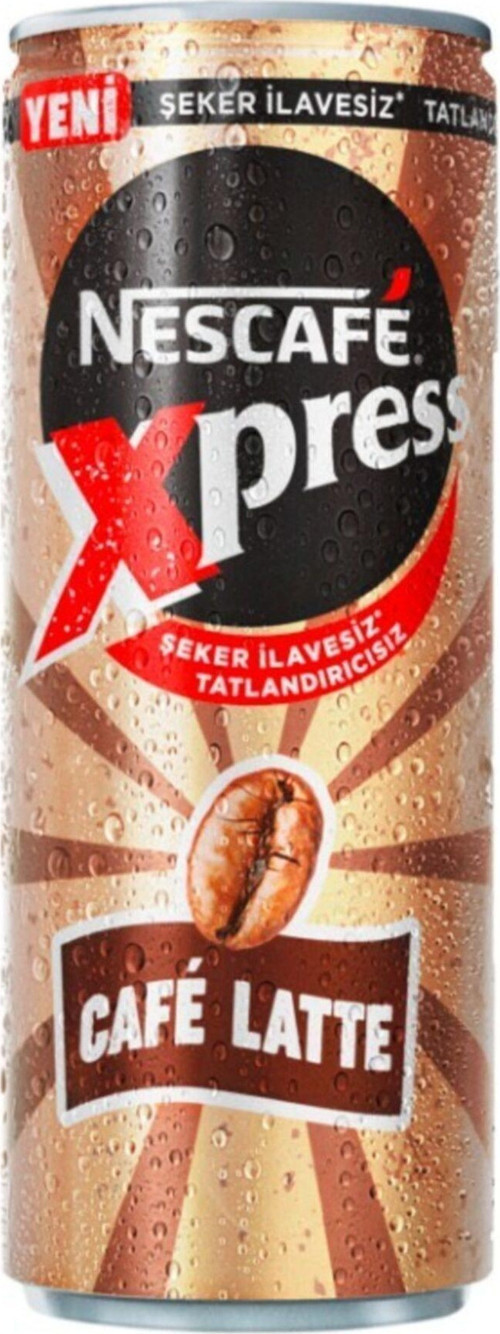 Xpress Latte Şekersiz Soğuk Kahve 24 X 250 ml
