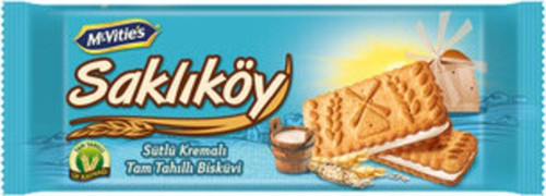 Sütlü Kremalı Bisküvi 100 G ( 10 Adet )