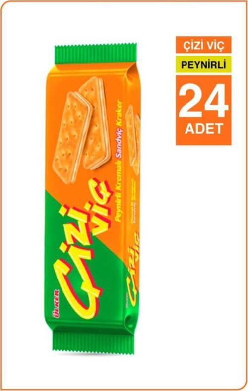 Çiziviç Peynirli Sandviç Kraker 24 Adet
