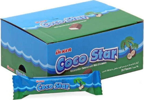 Coco Star Hindistan Cevizli Çikolata 25 Gr 24 Adet