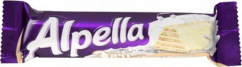 Alpella Üçgen Beyaz Gofret 28 gr 24 Adet