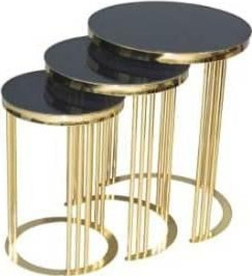 Brc Zigon 17538 C Gold renk Kaplama Kırılmaz Temper Siyah cam El Yapım El Yapım