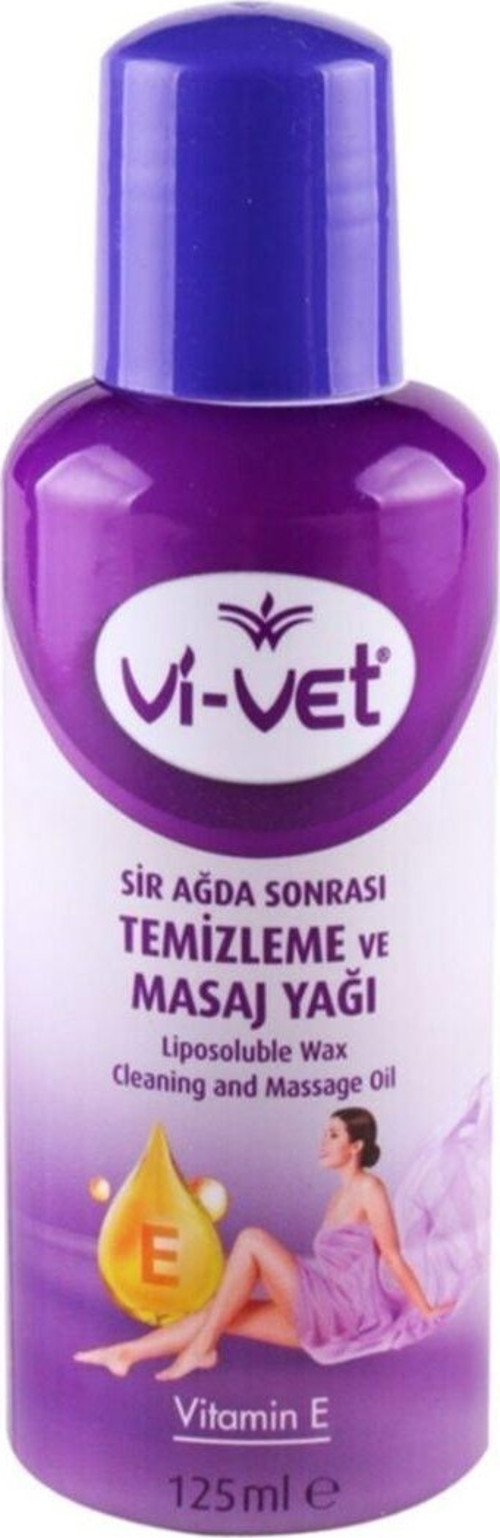 Vivet Ağda Sonrası Temizleme Ve Masaj Yağı Vitamin E 125 ml