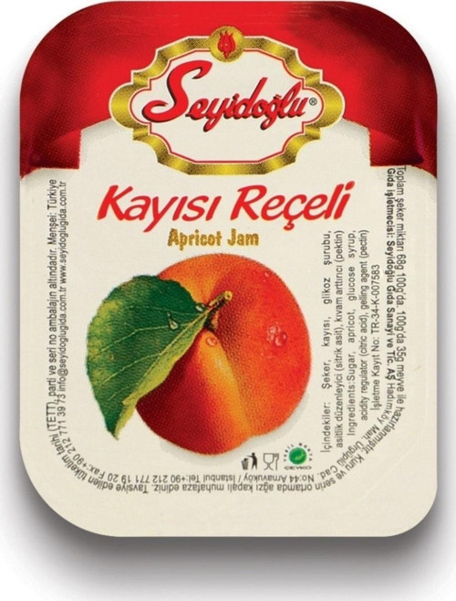Piknik Kayısı Reçeli 20 Gr Koli (100 Adet)
