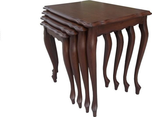 Zigon ST 17632 Klasik Model Sehpa Parlak Ceviz Nature Kayın Aslan ayak El yapım