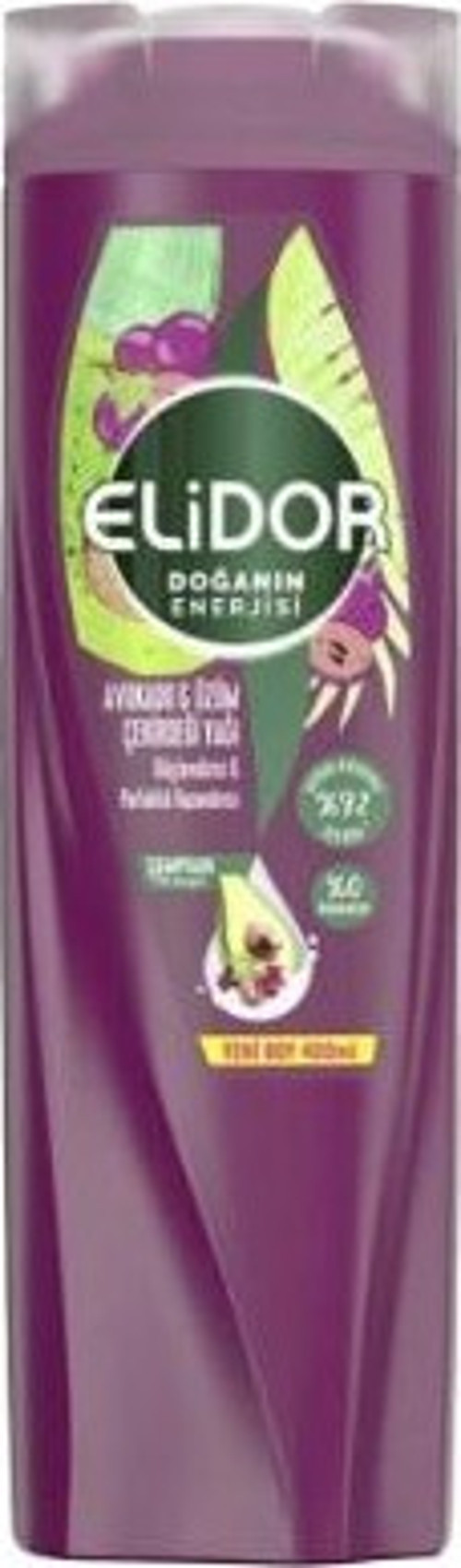 Şampuan 400 ml. D. Enerjisi Avokado&Üzüm (4'lü)