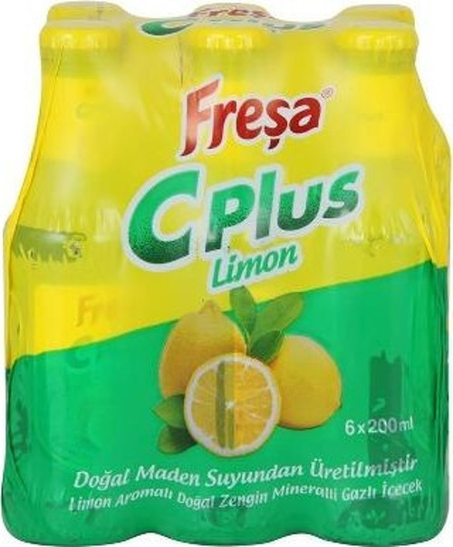 Fresa Limon Aro. Dog. Maden Suyu 6x200 ml. (meyveli soda) (6'lı)
