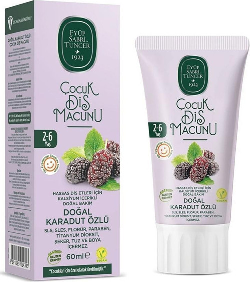 E.S.T. DIS MAC.60 ML.COCUK KARADUT OZLU 2-6 YAS (2'li)