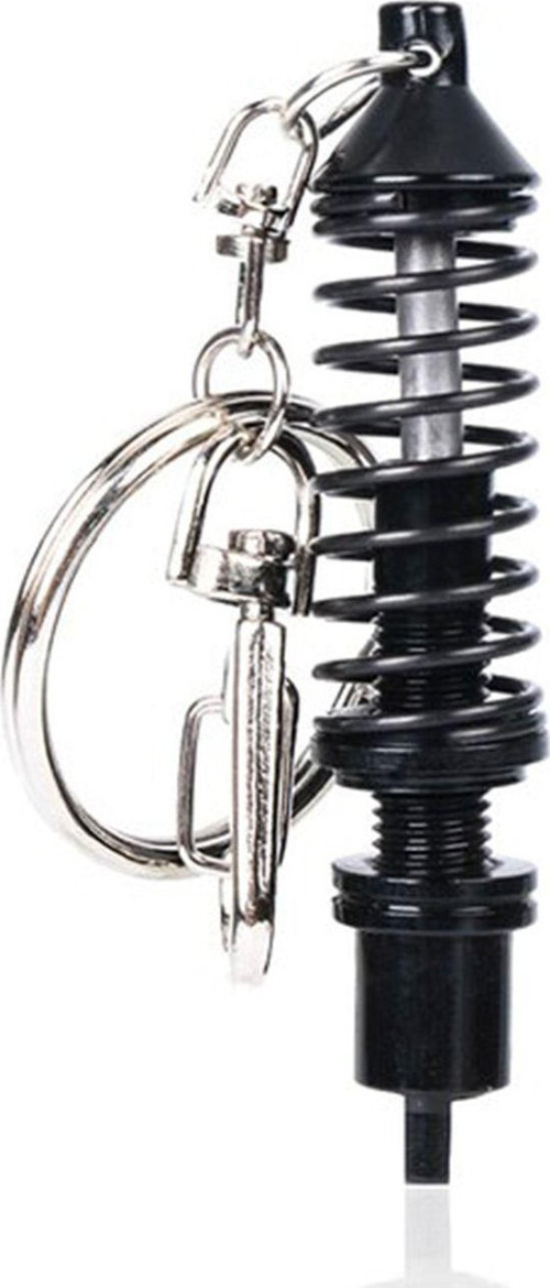 Oto Araba Anahtarlık Coilover Ayarlanabilir Siyah Metal