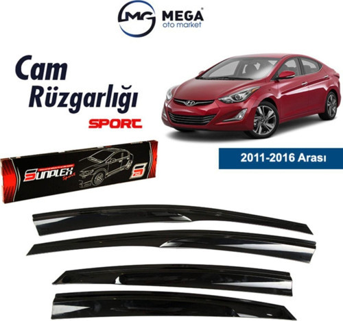Hyundai Elantra 2011-2016 Arası Mugen Cam Rüzgarlık