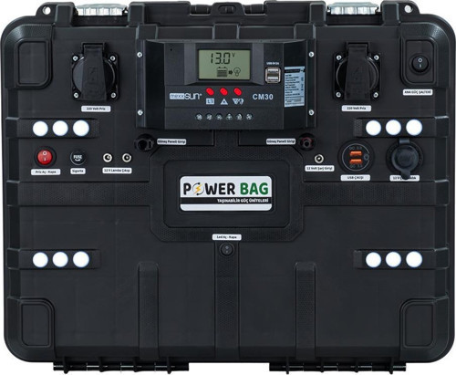 Power Bag BAG-2000S 2000 Watt Çanta Tip Güç Ünitesi (Batarya Kapasitesi 1800 Watt)