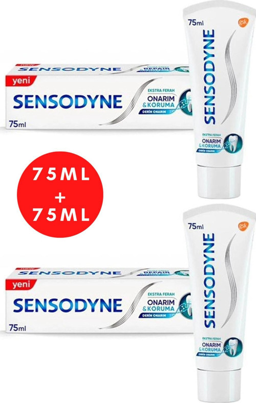 Diş Macunu Ekstra Ferah Onarım Ve Koruma 75 Ml X2