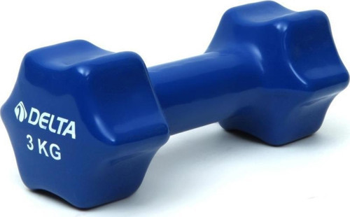 3 Kg x 1 Adet Deluxe Pvc Kaplama Lacivert Demir Dambıl