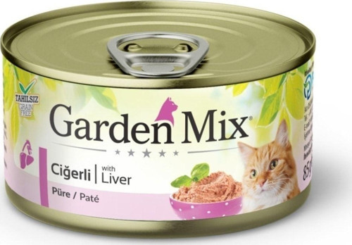 Neo Pet Market Kıyılmış Ciğerli Tahılsız Konserve Kedi Maması 85G X 12 Adet