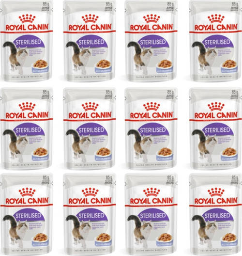 Sterilised Jelly Kısırlaştırılmış Yaş Kedi Maması 85 Gr X 12 Adet / Konserve Pouch