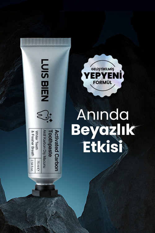 Organik Aktif Karbonlu Diş Beyazlatıcı Macun 75 ml