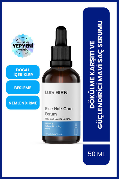 Saç Dökülme Karşıtı & Saç Kökü Güçlendirici Mavi Serum
