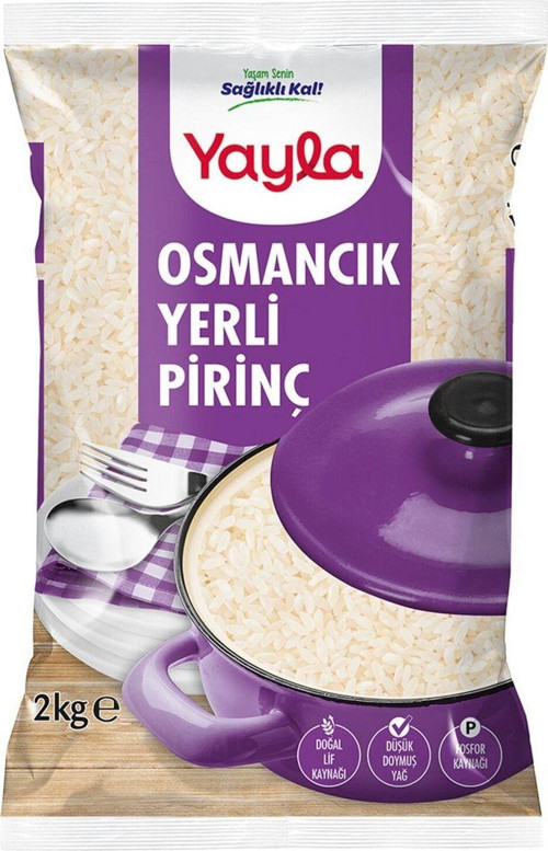 Yayla Yerli Pirinç 2 Kg Osmancık