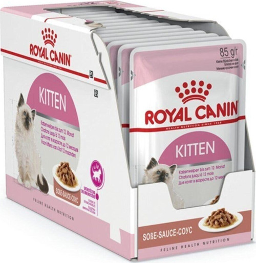 Kitten Soslu Yaş Kedi Maması 85 Gr X 6 Adet