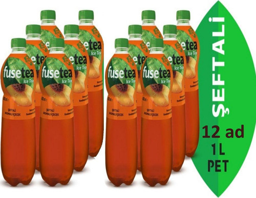 12 Adet 1 Litre Soğuk Çay Efsane Lezzet Mükemmel Tat