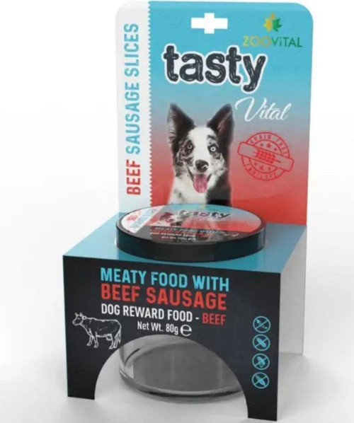 Köpek Beef Sausage Biftekli Kurutulmuş Et Ödülü 80 Gr %100 Et
