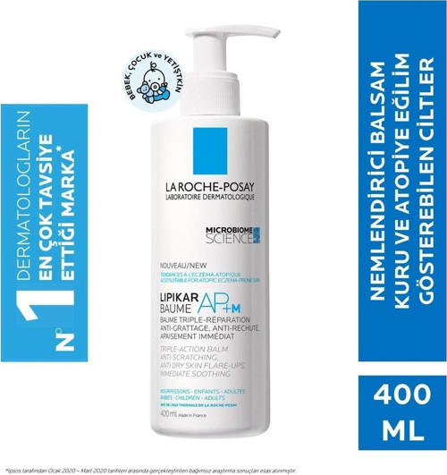 Lipikar Baume Ap+ M Yatıştırıcı Balm 400 Ml