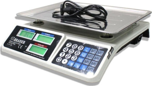Atom Brader Elektronik Terazi Market Manav Terazi 40 Kg