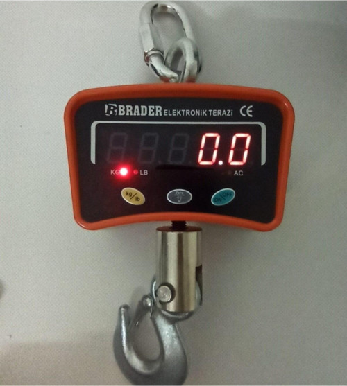 500 Kg Büyük Ekran Vinç Terazi - Calaskar Baskül