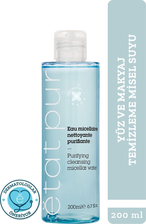 Micellar Purifying Cleansing Water Arındırıcı Göz Ve Yüz Makyaj Temizleme Suyu 200 ml