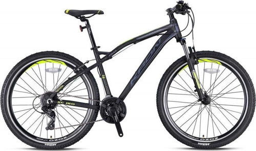 XC 150 29 V 18 Dağ Bisikleti Mat Siyah-Neon Sarı-Füme