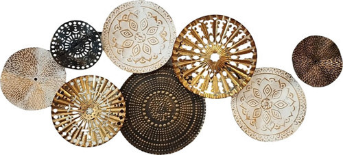 Dekoratif Şık Metal Duvar Aksesuarı 120 cm