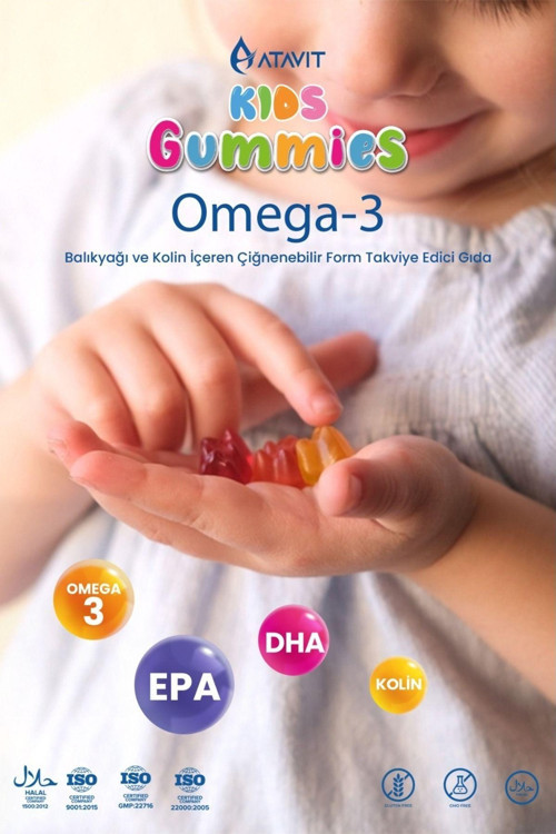Omega 3 Fish Oil Balık Yağı Gummıes Kids