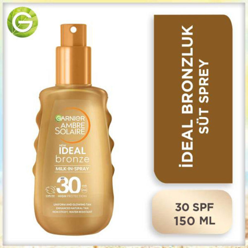 Ambre Solaire İdeal Bronzluk Güneş Koruyucu Sprey SPF30 150 ml