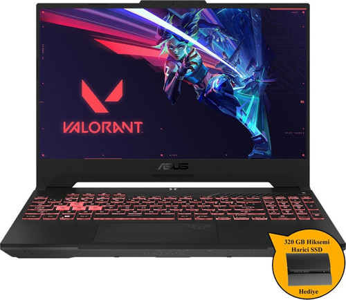 TUF GAMING A15 R5-7535HS 64GB 512GB SSD 6GB RTX4050 144Hz Win11H LP158 Zi758 +320GB Hiksemi SSD
