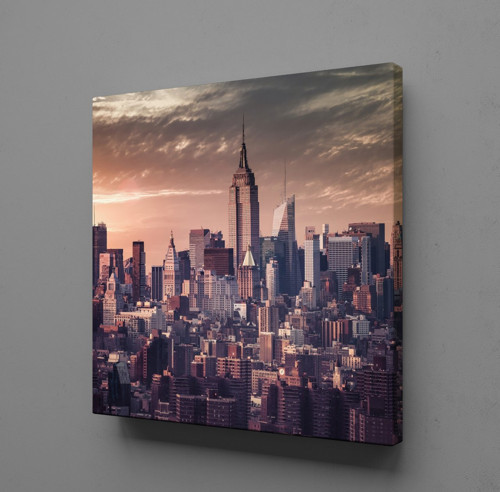 BİNALAR KANVAS TABLO 180x180cm
