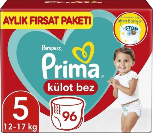 Külot Bebek Bezi 5 Beden 96 Adet Aylık Fırsat Paketi