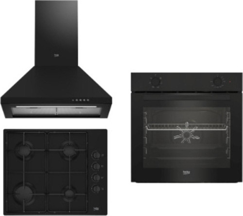 Yeni Eco Siyah Ankastre Set (bfm 310 S + Bomd D 6110 Es+ Adp 61420 S)