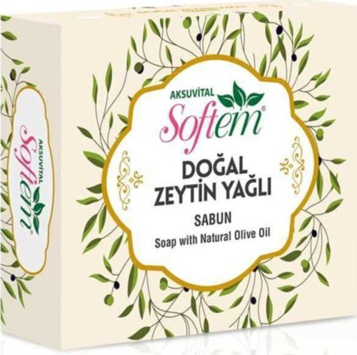 Doğal Zeytin Yağlı Sabun 130 Gr Aksu Vital Zeytinyağlı