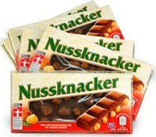 Choceur Nussknacker Bütün Fındıklı Çikolata 100g Menşei Almanya-5 Adet