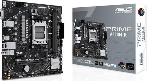 Prime A620M-K 6400Mhz (Oc) Ddr5 Soket Am5 M.2 Hdmi Vga Matx Amd Anakart