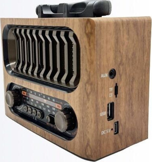 Rt-761 (Solar Güneş Panelli) -Usb-Tf-Am-Fm-Sw-Blue-Connect-Tws-Usb Şarj Nostaljik Radyo