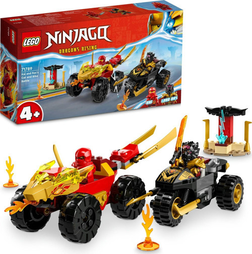 Ninjago Oyuncak Kai ve Rass Araba Bisiklet Savaşı Lsl71789
