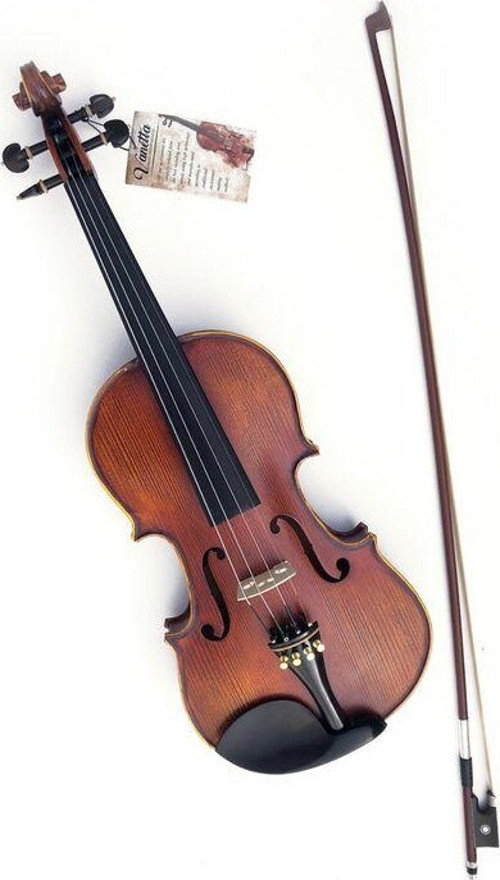 VL-4 / 4/4 Masif Keman (Abanoz Kulak ve Aksam)